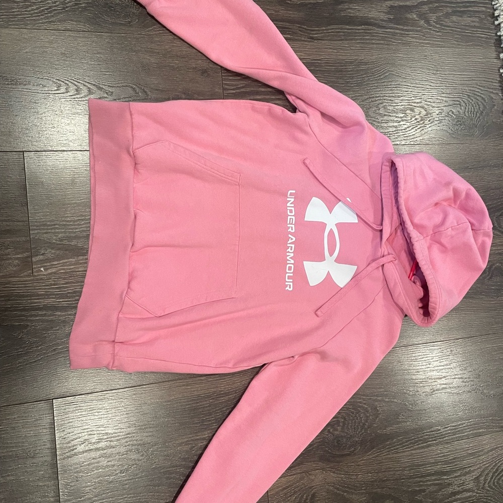 Under Armour Vibrant Pink Fleece Hoodie